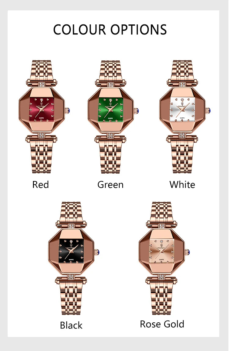 POEDAGAR Luxury Brand Women Watch Stainless Stain Waterproof Quartz Watches For Woman Fashion Simple Rose Gold Ladies Watch Gift