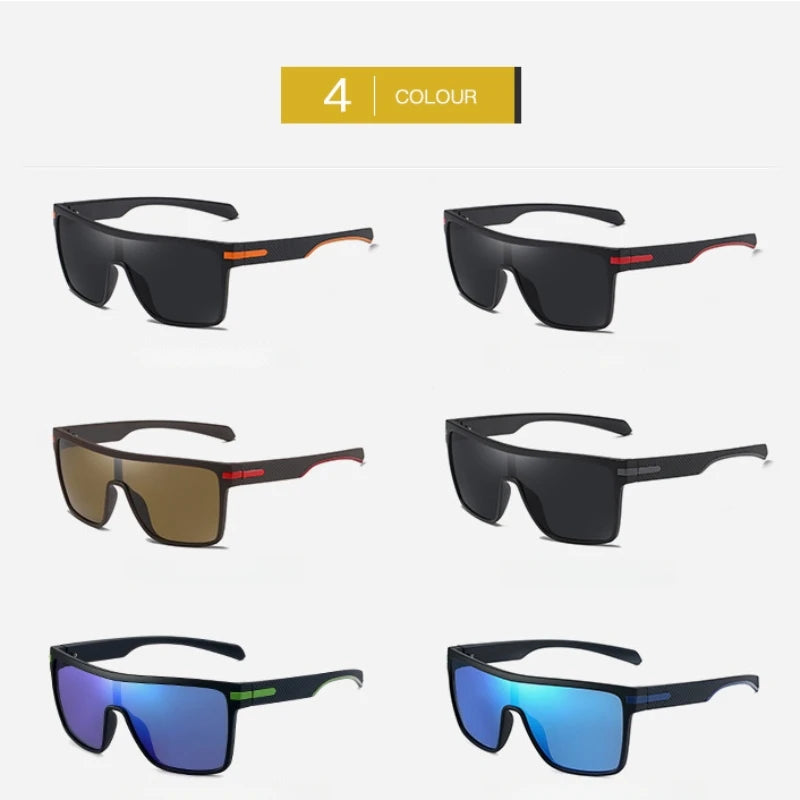 Ochelari de soare de modă pătrați supradimensionați, cu lentile monolitice UV400, pentru condus, vacanță și uz zilnic, unisex, stil retro, clasici și eleganți