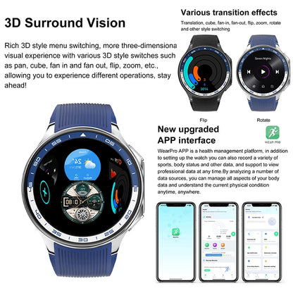 2025 New For OPPO Watch X High-End Business Watch Men 32Gb Memory Video Playback Smart Watch Sports Fitness Waterproof Bracelet