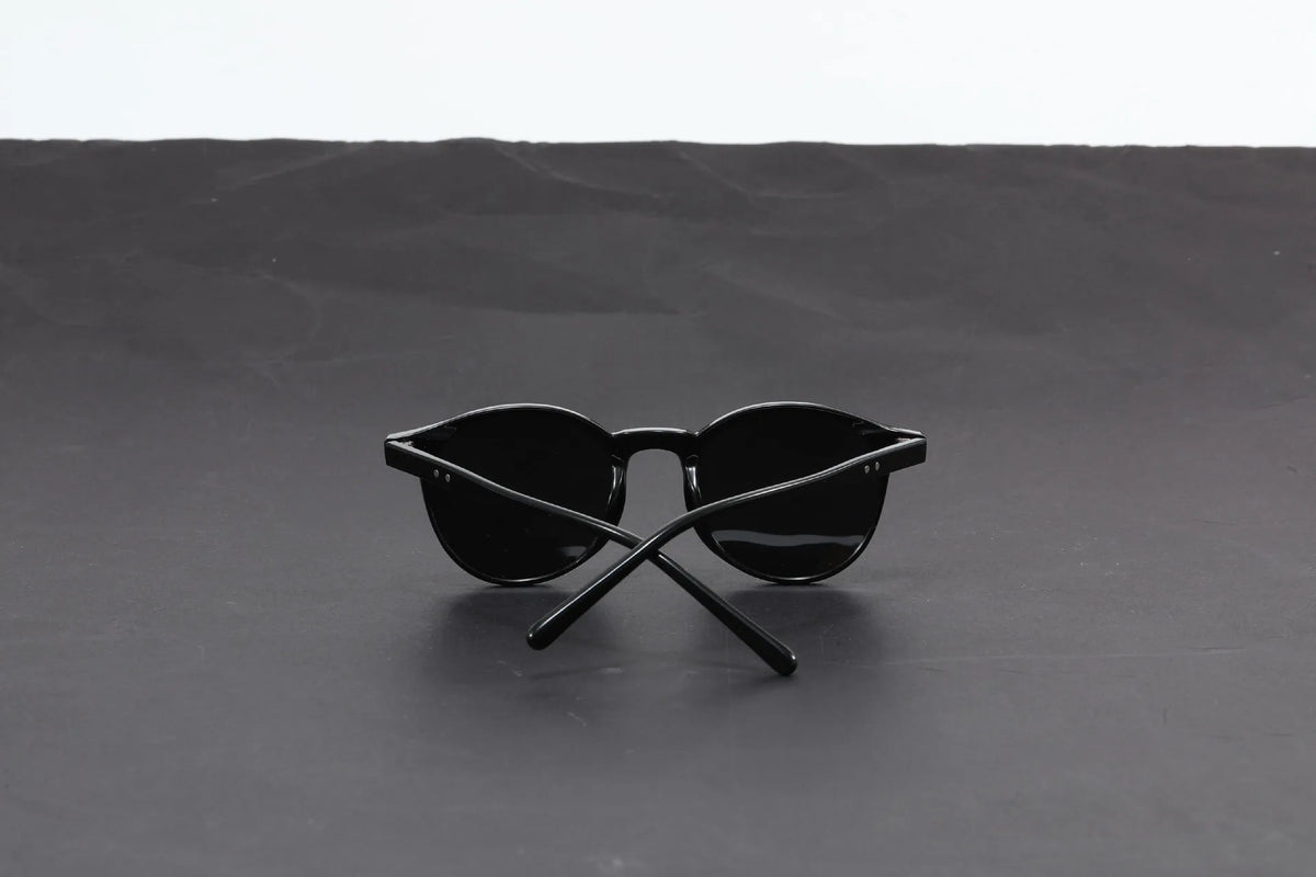 GENEVIEVE Ochelari de soare polarizați pentru femei și bărbați, cu design simplu, geometric, cu ramă rotundă, protecție UV, prescripție personalizabilă 1080