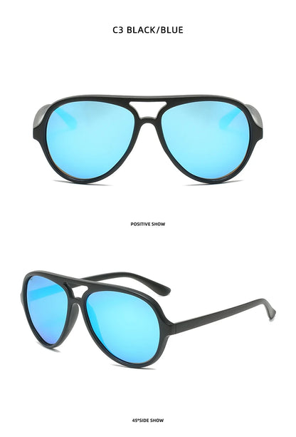 Ochelari de soare polarizați Classic Pilot pentru bărbați și femei, ochelari de soare retro mici în stil aviație, pentru bărbați și femei, la modă, cu protecție UV400, pentru condus