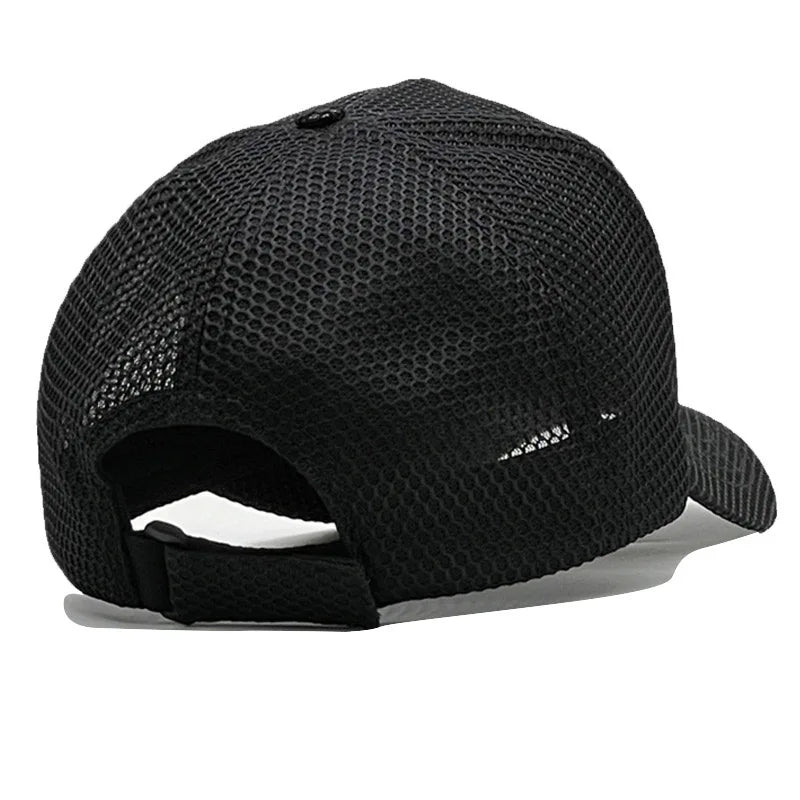 60-64cm Big Head Mesh Breathable Baseball Cap Men And Women Thin Section High Top Hat Outdoor Sunscreen Sun Hat Duck Tongue Hat