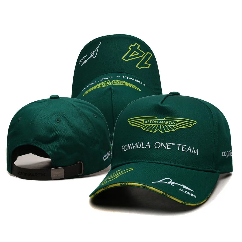 Aston Martin F1 Team Fernando Alonso Baseball Cap Men Daily Training Peaked Cap Outdoor Sports Sunscreen Sun Hat Lady Casual Cap