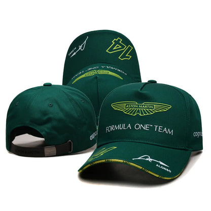 Aston Martin F1 Team Fernando Alonso Baseball Cap Men Daily Training Peaked Cap Outdoor Sports Sunscreen Sun Hat Lady Casual Cap