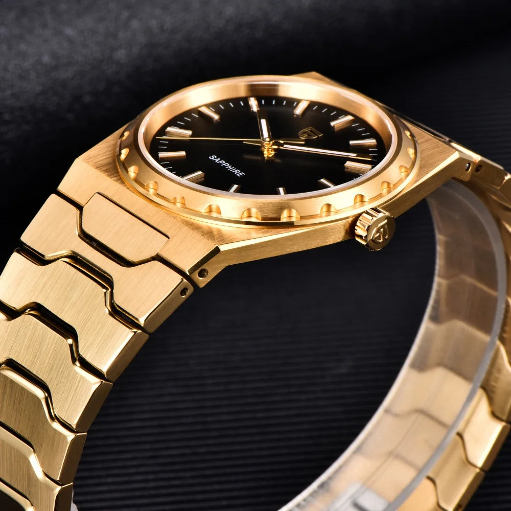 PAGANI DESIGN 2026 new ultra-thin 7mm quartz men's watch stainless steel sapphire 10Bar waterproof C3 upgrade V2 reloj hombre