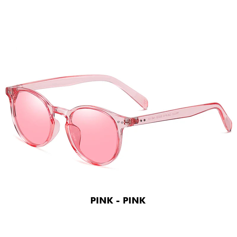 Ochelari de soare LM Retro rotunzi pentru femei și bărbați, ultralegeri, din TR90, polarizați, unisex, pentru șofat, ochelari de soare vintage, UV400, Gafas De Sol