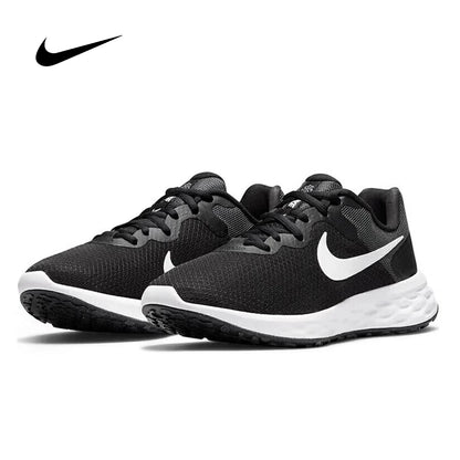 Sapatilhas desportivas unissexo Nike Revolution 7 em malha respirável, confortáveis para corrida e uso casual DC3729-003