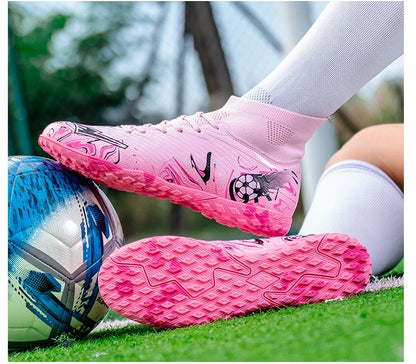 New Men's Professional Soccer Shoes Non-slip Football Boots Unisex Breathable Futsal Sports New Cleats Drop Shipping Ultralight