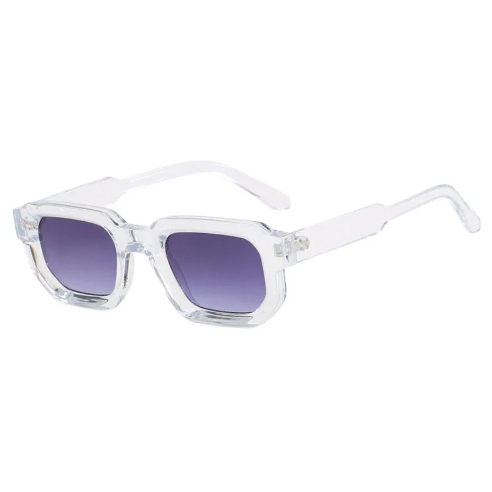 Ochelari de soare pătrați cu ramă mică, protecție UV, stil punk, pentru femei, cu imprimeu leopard, UV400, ochelari retro, pentru fotografie