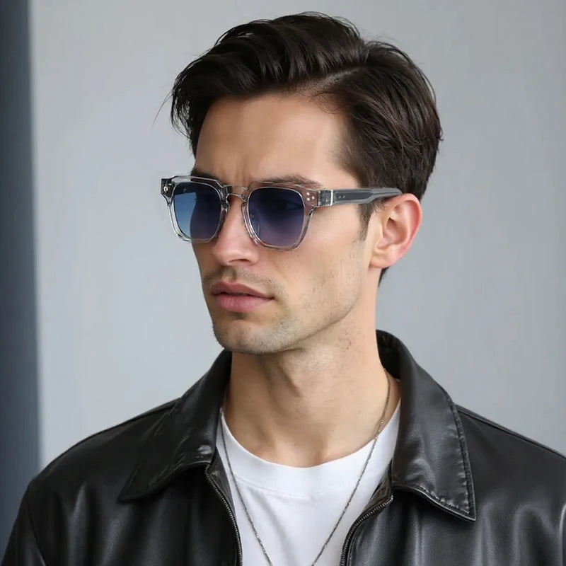 CATERSIDE Classic Square Sunglasses Men Core Insert Temple Luxury Brand Sun Glasses Women Travel Beach Party Festival Gifts