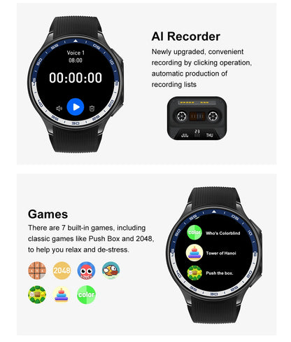 2025 New For OPPO Watch X High-End Business Watch Men 32Gb Memory Video Playback Smart Watch Sports Fitness Waterproof Bracelet