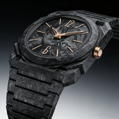 Creative Design Smoked Marble Pattern Quartz Watch Ultra-Thin Dial 3ATM Waterproof Plastic Quartz Watch Business Watch for Men