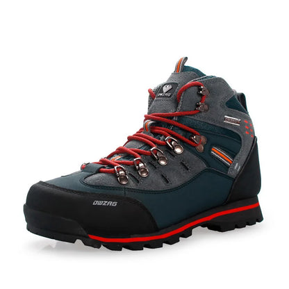 Men's Climbing Shoes, Outdoor Fashion Anti-Slip Wear-Resistant Hiking Boots, Comfortable Waterproof Snow Walking Travel Sports Shoes
