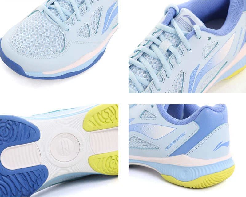 Li-Ning Unisex HALBERD STRIKE Badminton Shoes Breathable Comfortable Li-Ning Men Women Training Sneakers AYTV021
