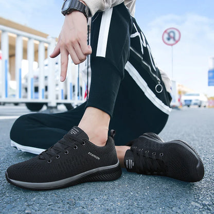 Men's Running Sneakers, Women's Lightweight Sport Shoes, Classic Mesh Breathable Casual Shoes, Male Fashion Moccasins Sneakers