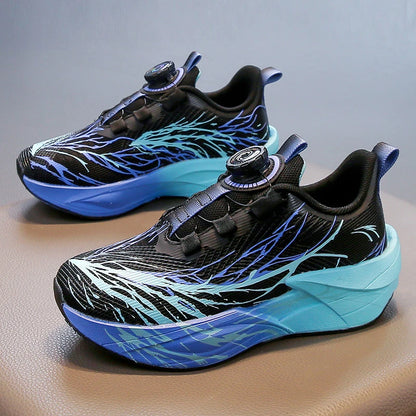 Children Running Shoes School Training Match Cushioning Anti Slip Tennis Shoes Mesh Rebound Comfortable Casual Sneakers for Kids