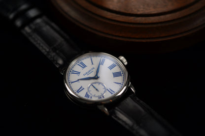 FARASUTE New 39mm Manual Customized Mechanical Movement Watch Men Casual Power Reserve 80 hours Sapphire Wristwatch reloj hombre