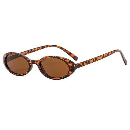 2 bucăți ochelari de soare clasici, decorativi, de modă, cu ramă mică ovală din plastic, pentru călătorii în aer liber, condus și vacanțe la mare