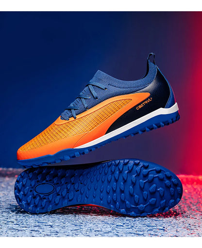New Men Football Boots Non Slip Soccer Shoes Sport Outdoor Cleats Breathable Adult Long Spikes Training Boys Match Comfortable