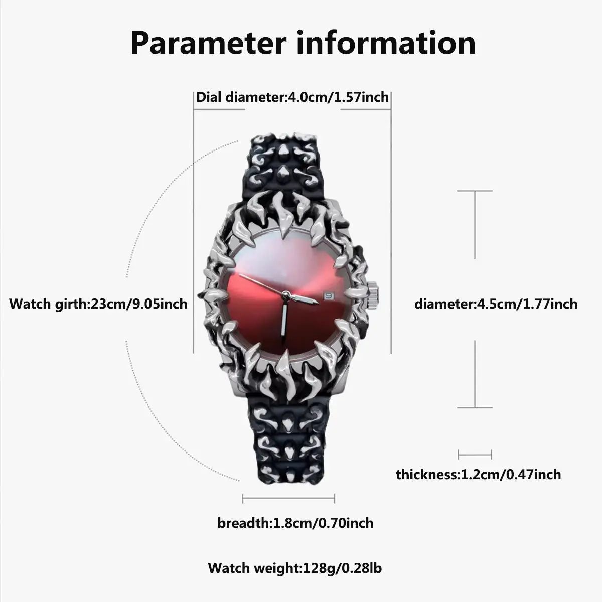 Watch for Men Classic Claw Alabaster Watches Y2K Calendar Quartz Wristwatches Male Clock Gifts Relogio Masculino Drop Shipping