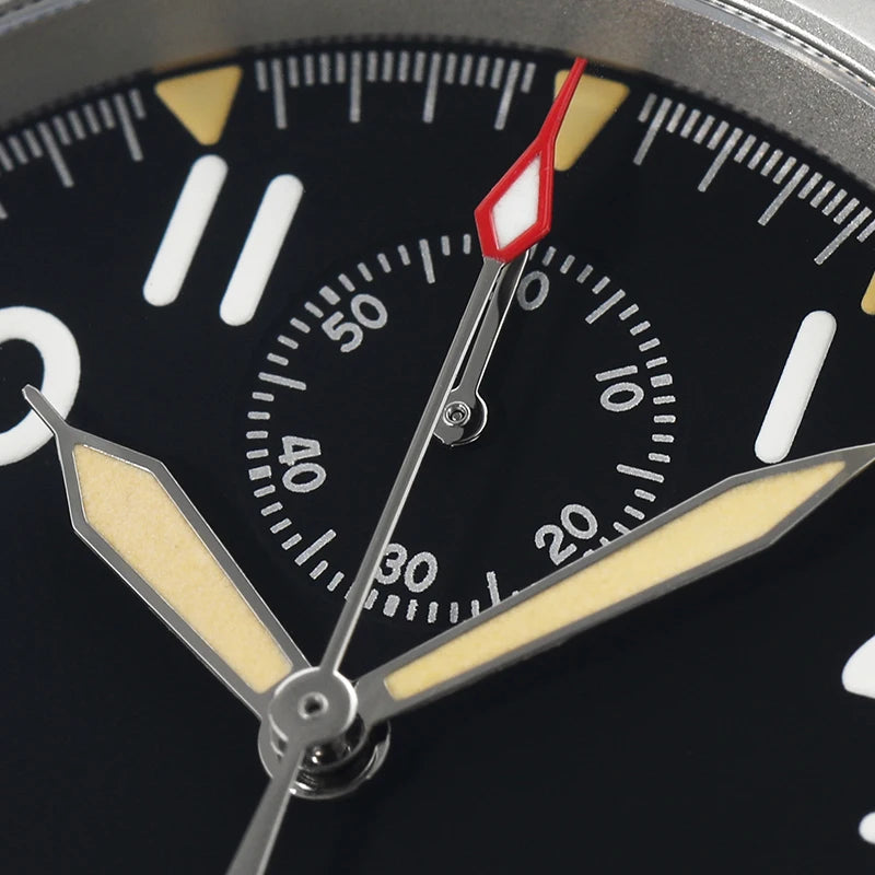 Militado ML1868 Watch VK61 Quartz Movement 100m Waterproof Watches Men Stainless Steel Chronograph Sapphire Crystal Wristwatch