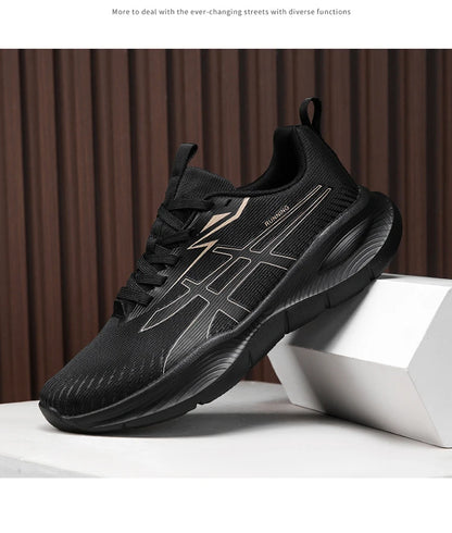 Men's Women EVA Sole Mesh Upper Breathable Running Shoes Soft Shock Absorbing Sports Shoes Unisex Sneakers Lightweight Footwear