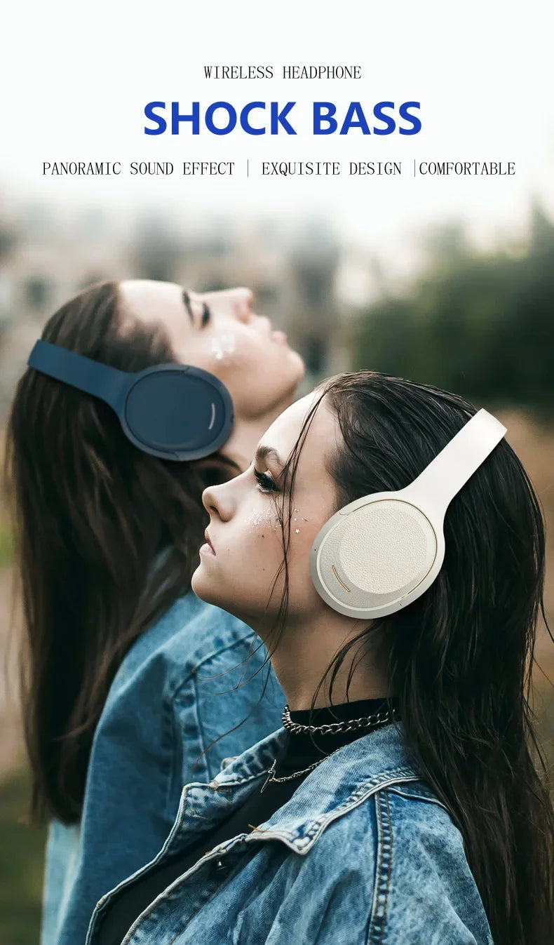 Wireless TV Headphones Bluetooth 5.0 USB Adaptor Stereo Headset Foldable Helmet Earbuds with Mic for Samsung TV PC Music