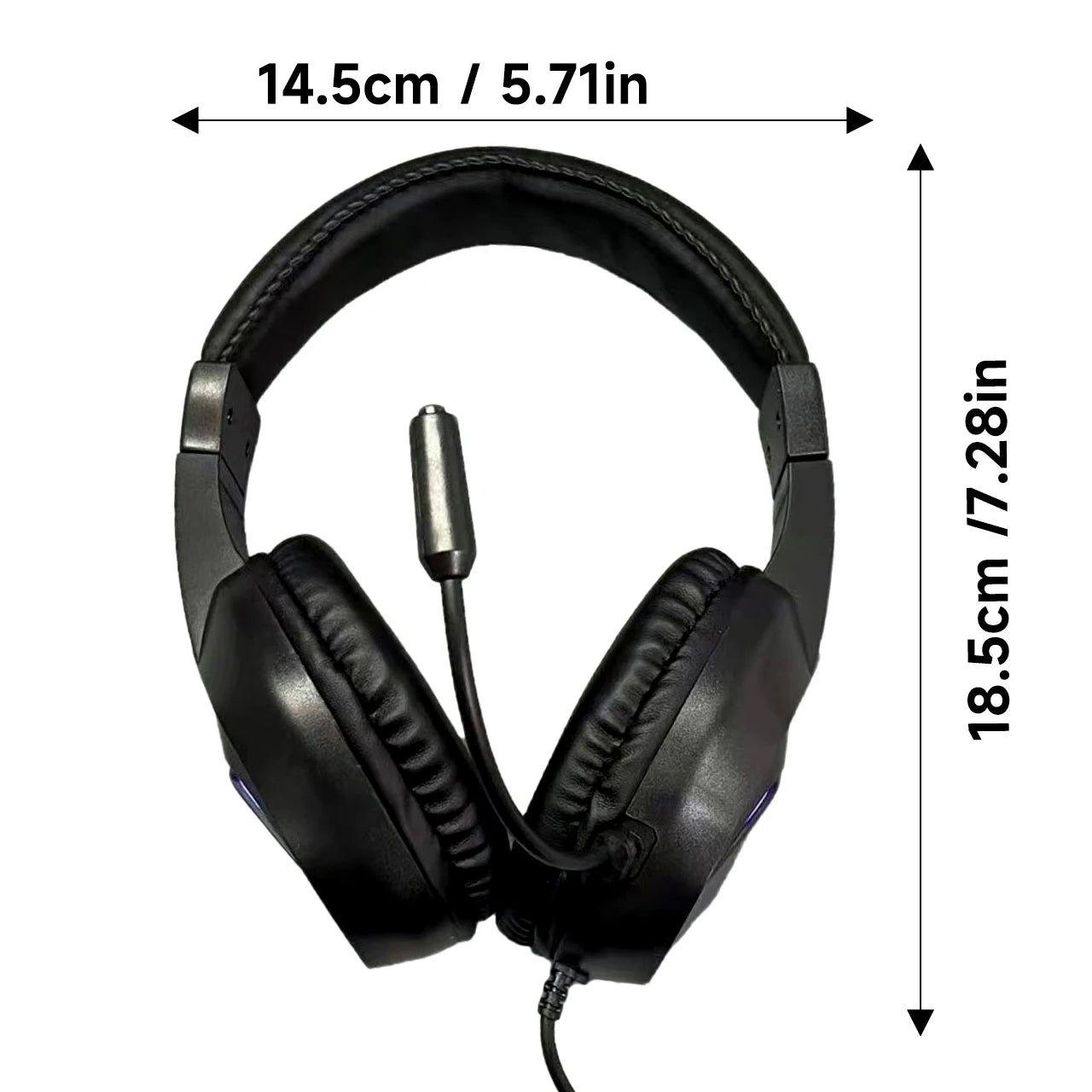 H21 wired headphones gaming, computer, music Fits online courses, conferences, birthdays. Works with PS4/PS5/Xbox/Switch/