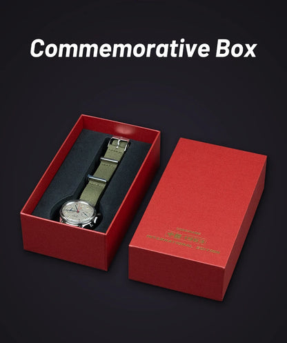 Seagull 1963 International Edition Orologio Meccanico da Uomo da Pilota ST1901 Cronografo Retrò da Polso Aviazione Air Force Nuovo