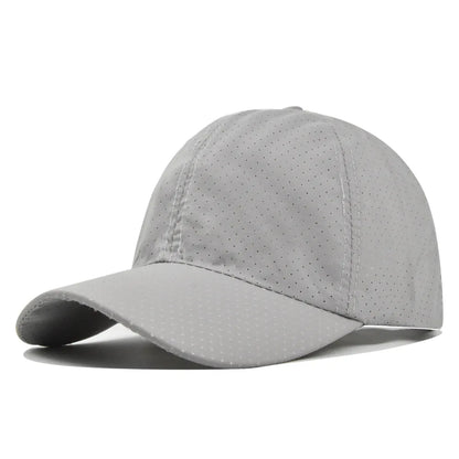 Dry Quickly Sun Cap Woman Outdoors Casual Sport Hat Men Big Size Baseball Cap 55-60cm Adjustable Sun Visor Cap Peaked Cap