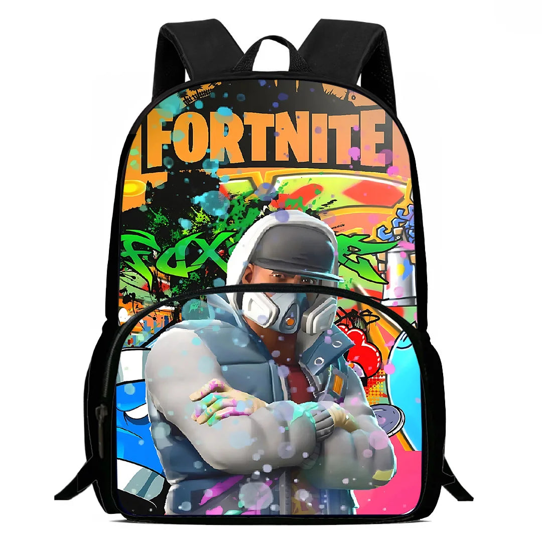 Mochilas Classic Game Fortnites para Crianças, Rapazes e Raparigas, Presente de Aniversário para Estudantes, Mochilas Escolares Infantis de Grande Capacidade, Duráveis, para Campismo