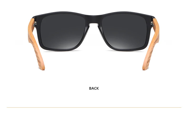 XSW Brand Design Beech wood Handmade Sunglasses Men Polarized Eyewear Outdoor Driving Sun Glasses Reinforced Hinge 5527