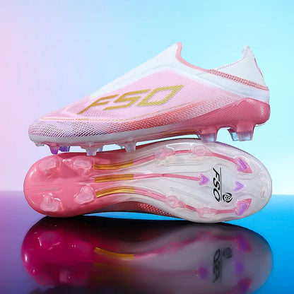 Nouvelles chaussures de football pour hommes, baskets de match, crampons de gazon antidérapants de haute qualité, chaussures de football d'extérieur pour garçons, chaussures de football montantes légères