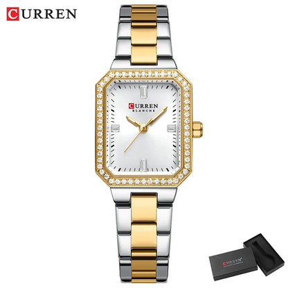 CURREN Elegant Quartz Ladies Wristwatch Top Brand Original Watch For Women Luxury Waterproof Luminous Watches