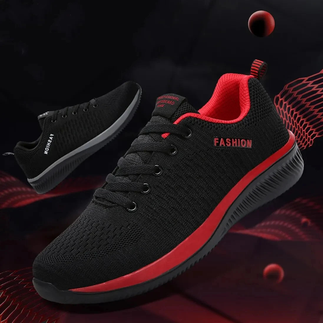 Men's Running Sneakers, Women's Lightweight Sport Shoes, Classic Mesh Breathable Casual Shoes, Male Fashion Moccasins Sneakers