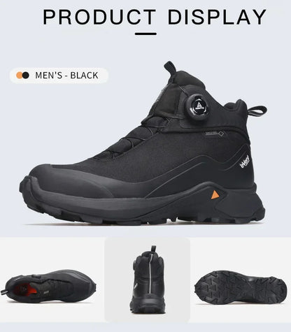 HUMTTO kožne cipele za muškarce, zimske outdoor sportske cipele za kampiranje, prozračne trekking čizme, muške neklizajuće planinarske tenisice