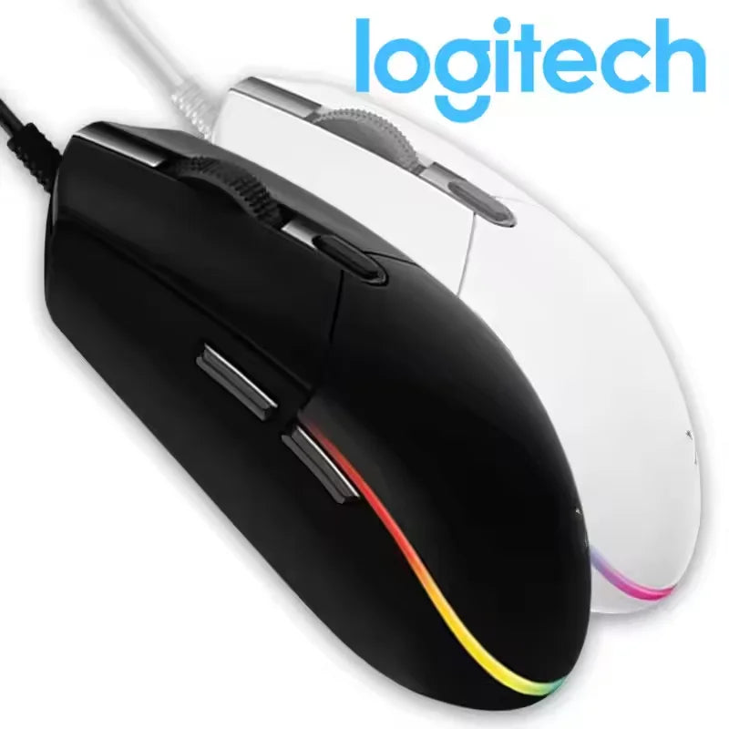 Logitech G102  Wired Gaming Mouse RGB Backlight 8000DPI Optical Sensor 6 Programmable Buttons for PC Laptop Gamers