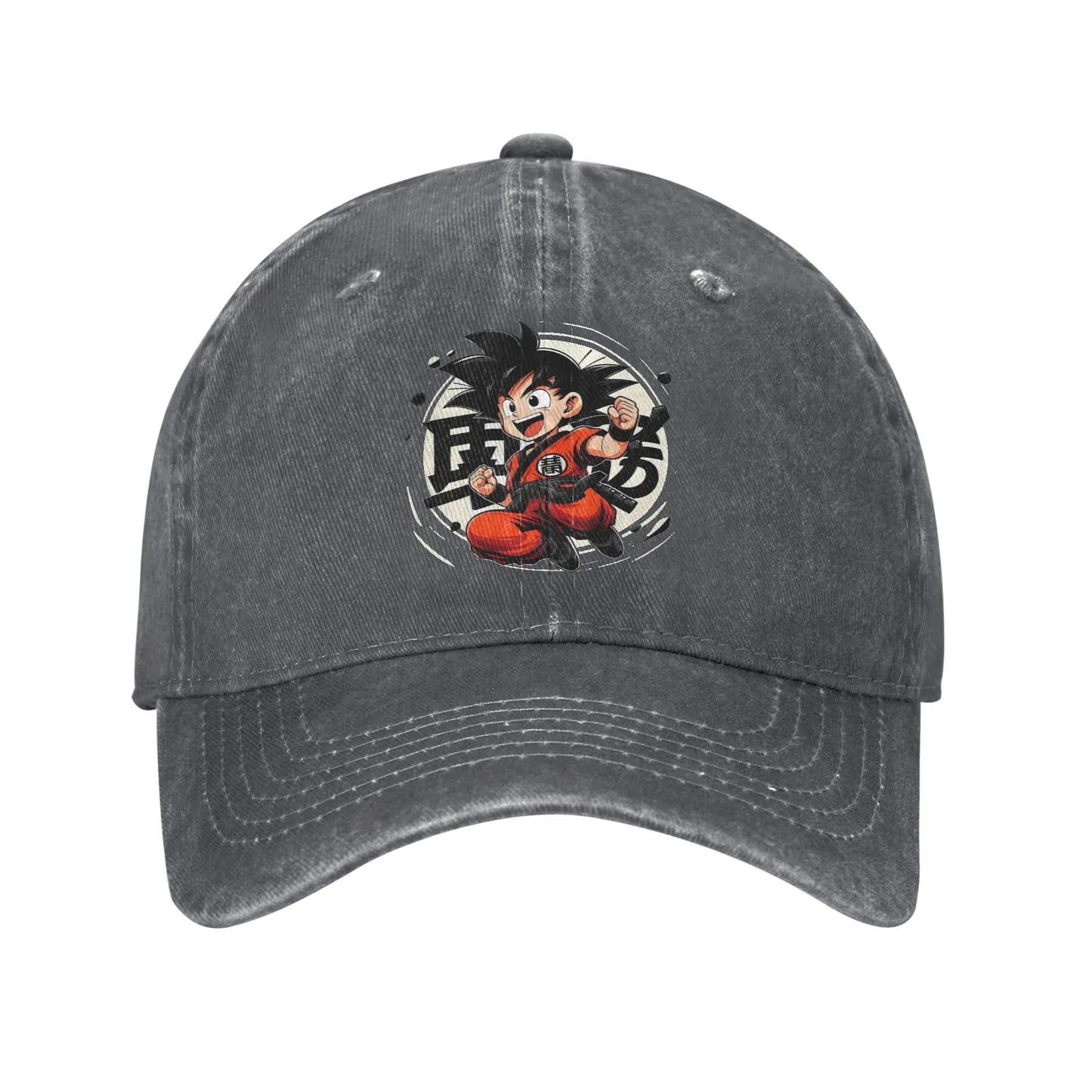 Goku Anime Dragon Ball Men Women Baseball Caps Distressed Denim Hats Cap Vintage Outdoor Running Adjustable Fit Headwear