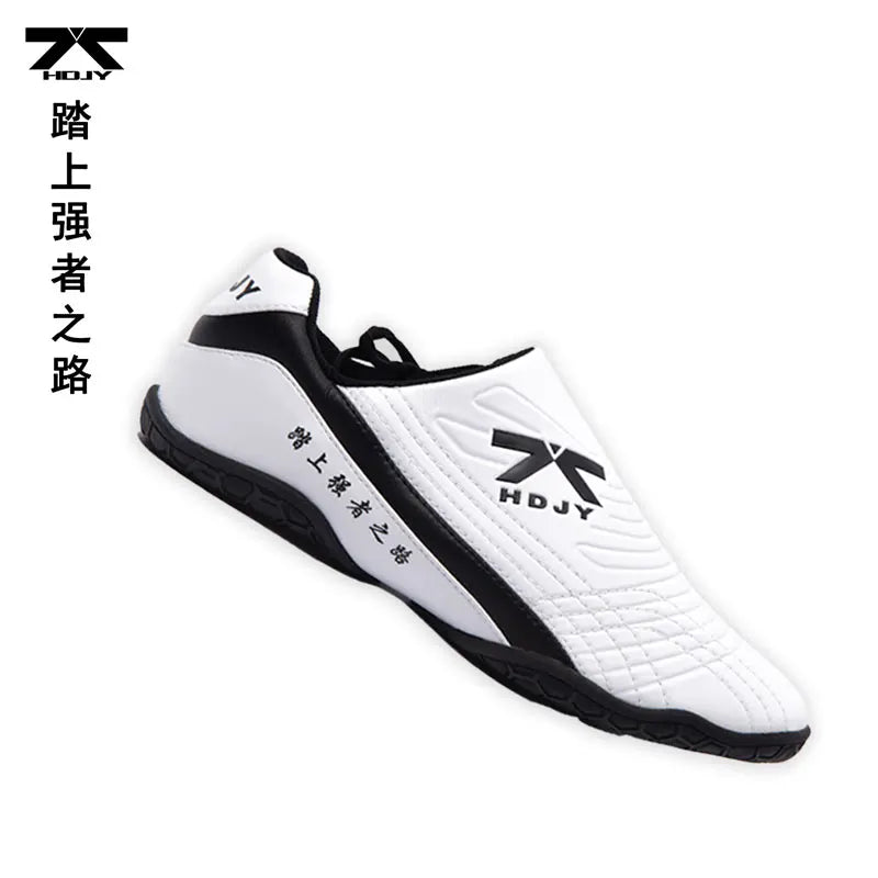 Firmway Professional Taekwondo Shoe for Unisex Soft Sole Kids Kung Fu Comfortable Men Women Tai Chi Karate Shoes White Sneakers