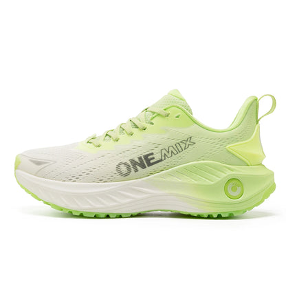 O-Resilio Running Shoes Men Cushion Stability Outdoor Sports Casual Mesh Lace-Up Lightweight Gym Jogging Sneakers