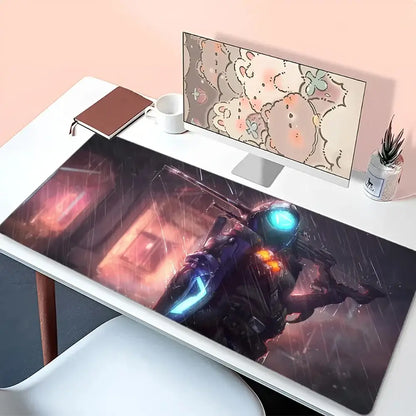 Ana Shrike Overwatch Mousepad Mouse Mat Desk Mat With Pad Gaming Accessories Prime Gaming XXL Keyboard Pad Padding Mat