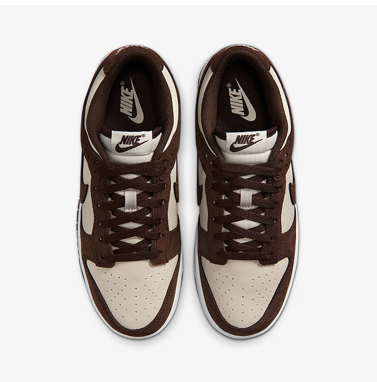 Sapatilhas desportivas Nike Dunk Low autênticas para mulher, de cano baixo, resistentes ao desgaste e respiráveis IO4244-102
