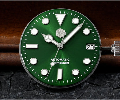 San Martin New 40mm Water Ghost Diver Watch Men Luxury NH35 PT5000 Automatic Mechanical Watch Sapphire Waterproof 200m SN0017