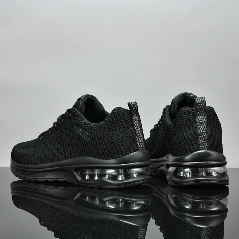 Men's Running Shoes Outdoor Sports Casual Mesh Tennis Shoes, Lace-Up Lightweight Gym Jogging Shoes for Men, 2025 New Male Sneakers