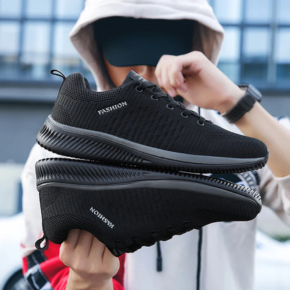 Men's Running Sneakers, Women's Lightweight Sport Shoes, Classic Mesh Breathable Casual Shoes, Male Fashion Moccasins Sneakers
