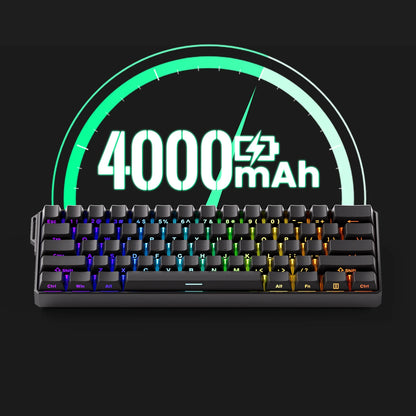 Akko MonsGeek FUN60 Ultra mechanische Gaming-Tastatur, magnetische Switches, 60 %, Rapid Trigger, 8K HE/TMR, Custom-Aluminium-Tastatur für Gamer