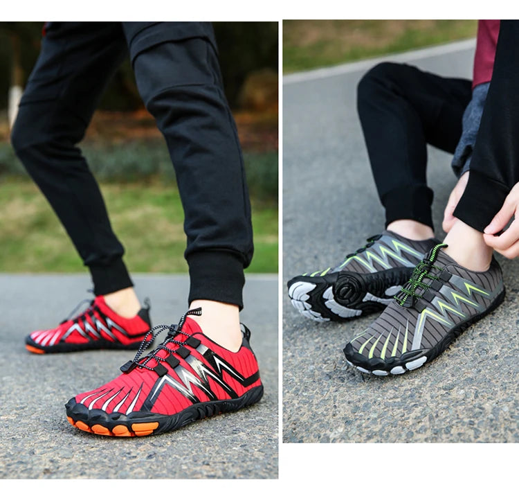 Men's Cross-Trainer | Barefoot & Minimalist Shoe | Zero Drop Sole | Wide Toe Box Aqua Shoes Five-Finger Swimming Shoes