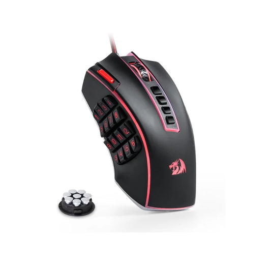 Redragon M990 MMO Gaming Mouse, 32000 DPI Wired RGB Gaming Mouse with 23 Programmable Buttons, 16 Side Macro Keys, High Precision Gamer Mouse