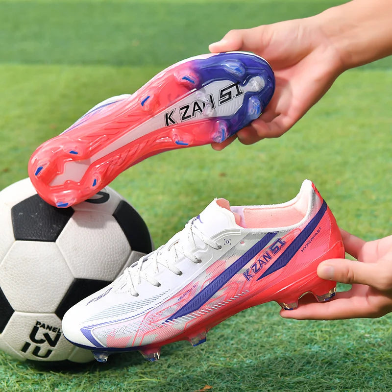 Nouvelles chaussures de football pour hommes, crampons, chaussures de football unisexes TF/FG, chaussures de futsal professionnelles, ultra-légères, de haute qualité, baskets en promotion.