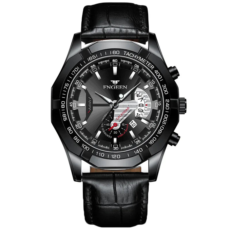 BINBOND Orginal Quartz Wristwatches For Men Luxury Luminous Waterproof Auto Date Men's Watch Stainless Steel Reloj Free Ship